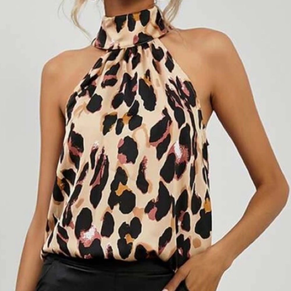 Printed Halter Top